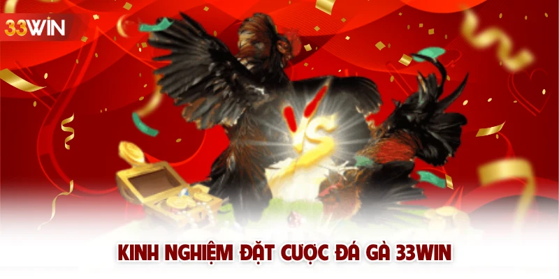Kinh nghiệm đặt cược đá gà 33win