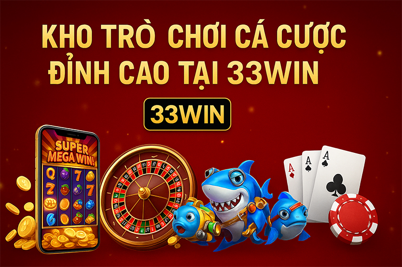 Kho Trò Chơi Cá Cược Đỉnh Cao Tại 33WIN